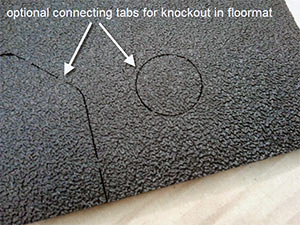 Diamond Plate Acoustical Floormats Installation